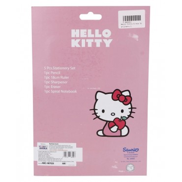 Hello Kitty 5 pcs Stationery Set